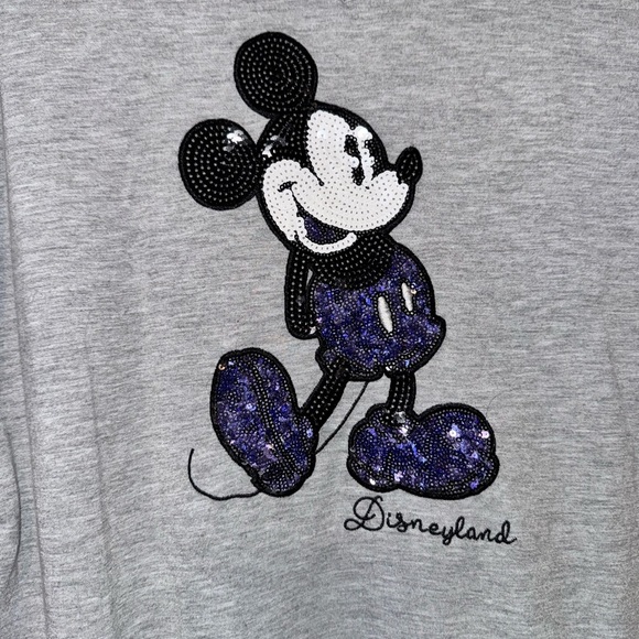 Disneyland Gray and Purple Mickey Mouse Tee - Picture 2 of 3